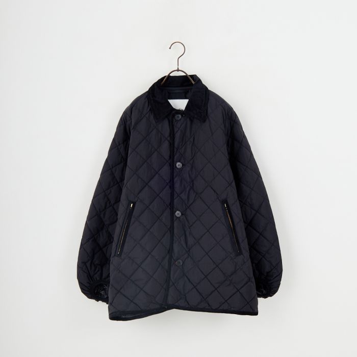 【送料無料】 Gymphlex ジムフレックス キルトダウンパフスリーブミドルコート GY-A0717NYM レディース アウター 2025AW S ブラック/カーキ