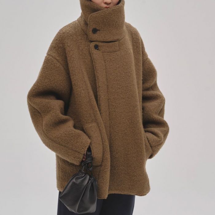 【送料無料】 TODAYFUL トゥデイフル スタンドカラーブークレジャケット 12520002 レディース アウター 2025AW S ブラウン/ブラック