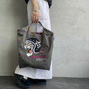 【送料無料】 Ball&Chain ボールアンドチェーン エコバッグ H.TIGER HTIGER レディース 鞄 2025SS M グレー/ベージュ