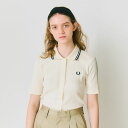 【送料無料】 FRED PERRY フレッドペリー 別注 ツインティップライン リブポロシャツ FPW-25S-009-JF レディース トップス 半袖 202...