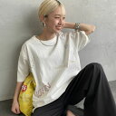 【送料無料】 PAY DAY ペイデイ 別注 ミックスロゴTシャツ PD5-CST-IN5-JF レディース トップス 半袖 2025SS ホワイト/ブラック