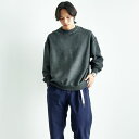 【送料無料】 SLICK スリック ピグメントダイ ダメージスウェットシャツ 5155923 メンズ トップス 長袖 M/L 全3色