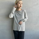 nenom ネノム クルーネック シアーカットソー NE25112034 レディース トップス 長袖 Tシャツ 2025SS F 全6色