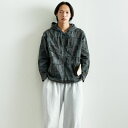【送料無料】 HELLO CALIF ハローカリフ HAV-A-HANK パッチワークフーディ 651007 メンズ アウター 2025SS M/L ホワイト/ブラック