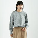 【送料無料】 UNFIL アンフィル リップドメッシュ コットンテリースウェット WVSP-UW116 レディース トップス 長袖 2025SS S グレー/ホ...
