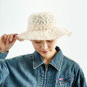 Casselini キャセリーニ フラッフィーフラワーハット 244-110707 レディース 帽子 2025SS F ベージュ/ブラック