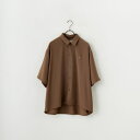 【送料無料】 Gymphlex ジムフレックス ショートスリーブ レギュラーカラーシャツ GY-B0372GST メンズ トップス 半袖 2025SS M/L グレー/ブラック(4)