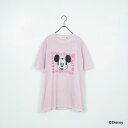 【送料無料】 GOOD ROCK SPEED グッドロックスピード ミッキーマウス / ショートスリーブTシャツ 25FDS003W レディース トップス 半袖 2025SS F ピンク/ホワイト