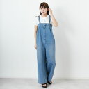 【送料無料】 Johnbull ジョンブル デニムタックベアサロペット JL251P21 レディース ボトムス オーバーオール 2025SS S/M ブルー