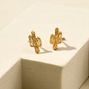 【店内全品送料無料】 Baqless バックレス アミティ カクタスゴールドピアス AM-CTS-YG レディース アクセサリー F ゴールド