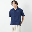 【送料無料】 Noir Fabrik ヌワールファブリック レースシャツ NF-251-023 メンズ トップス 半袖 M/L 全4色