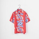 【送料無料】 SUN SURF サンサーフ レーヨンハワイアンシャツ SS39425 メンズ トップス 半袖 2025SS M/L レッド