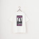 【店内全品送料無料】 X-girl エックスガール ボックス&フェイスロゴTシャツ 105252011020 レディース トップス 半袖 2025SS M ホワイト/ブラック(4)