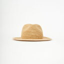 【送料無料】 RACAL ラカル ラフィアクラッシャブルフェドラハット RL-25-1391 メンズ 帽子 2025SS L ベージュ