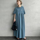 【送料無料】 THE FOX ザフォックス 別注 ウエスト切替 マキシ丈ギャザーワンピース JFL25SS-07-JF レディース 2025SS S/M 全5色