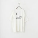 【送料無料】 REMI RELIEF レミレリーフ 別注 ビッグプリントTシャツ BE CAT NAP RN28369301-JF レディース トップス 半袖 2025SS S ホワイト