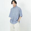 【送料無料】 Jeans Factory Clothes ジーンズファクトリークローズ ショートスリーブ ビッグボタンダウンシャツ JFC-252-056 メンズ トップス 半袖 2025SS M/L 全5色