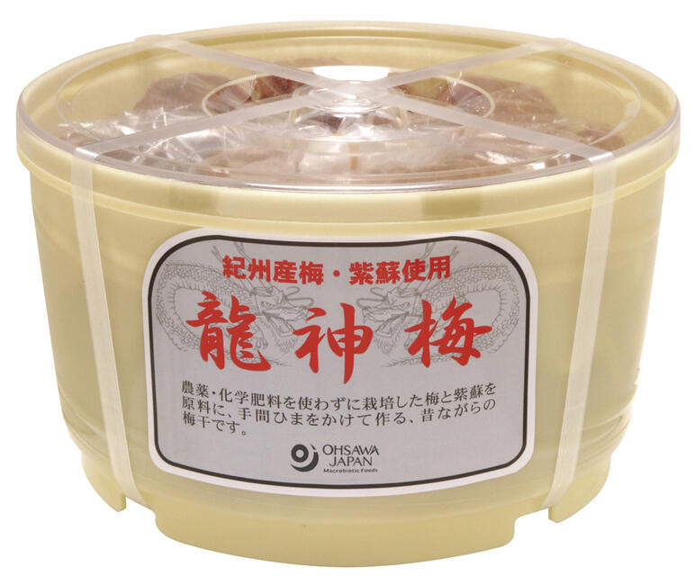 オーサワ　龍神梅　樽　1kg[1キロ/梅干し]のサムネイル