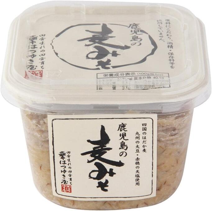 【送料一律540円】はつゆき屋　鹿児島の麦みそ　500g