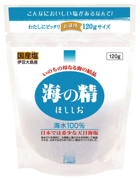 【送料一律200円】海の精　ほししお　120gのサムネイル