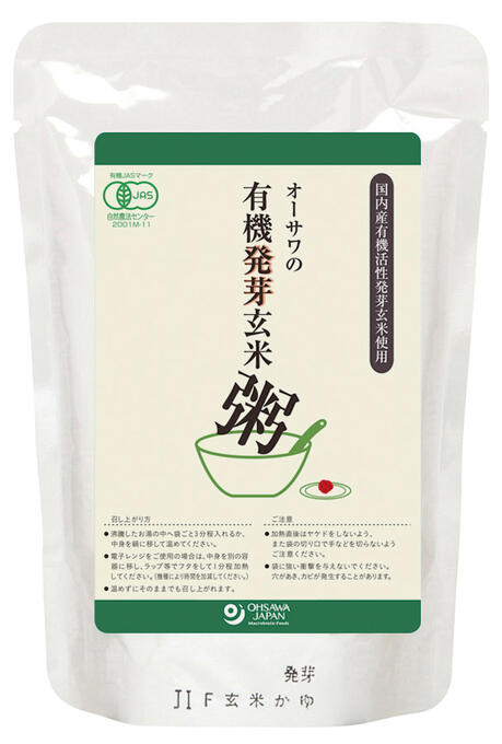 商品名 オーサワの有機発芽玄米粥 原材料 有機発芽玄米（秋田産）、食塩（海の精） メーカー オーサワジャパン株式会社 内容量 200g×10個 区分 日本/食品 広告文責 株式会社ジャパンフーズ 0166-61-8800