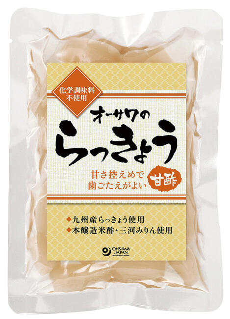 【送料一律200円】オーサワのらっきょう（甘酢）　80g