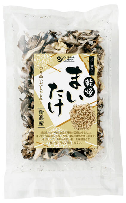 【送料一律200円】乾燥まいたけ（新潟産）　30g（オーサワジャパン）