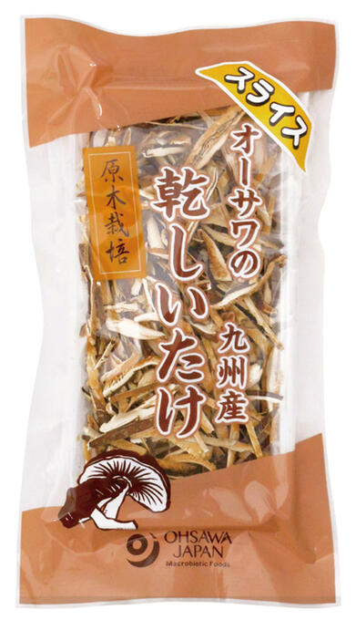 【送料一律200円】オーサワの九州産乾しいたけ（スライス）40g