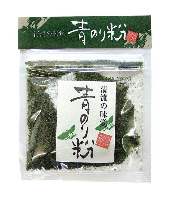 【送料一律200円】青のり粉　国産　6g（加用物産）