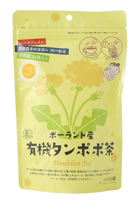 【2個セット】ポーランド産　有機タンポポ茶　2g×24包（小川生薬）