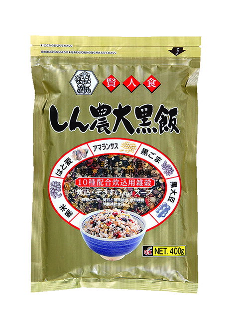 【送料一律540円】OSK 10種調合しん農大黒飯 400g　【小谷穀粉】