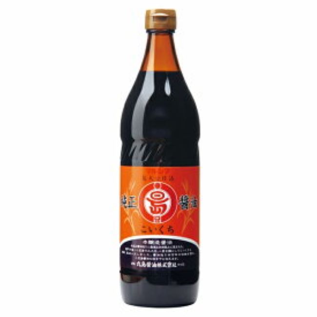 純正醤油　濃口　ビン　900ml（丸島醤油）