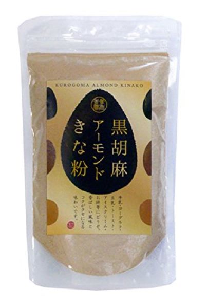 【送料200円】黒胡麻アーモンドきな粉　250g（タクセイ）