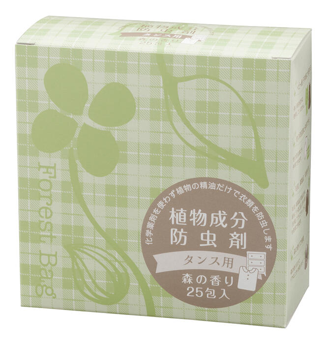 【送料一律540円】植物成分防虫剤（タンス用）　25個入（タジマヤ）
