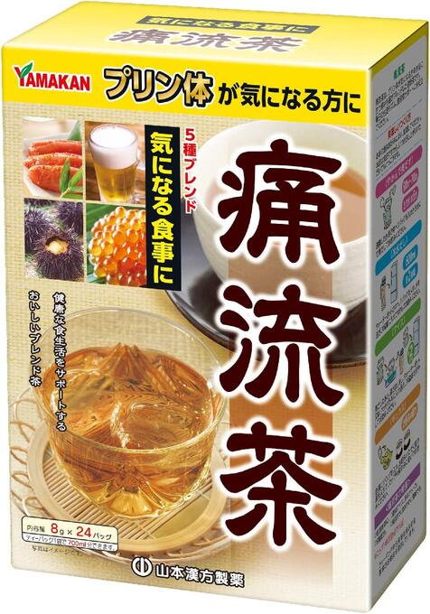 商品名 痛流茶 内容量 8g×24包 原材料 黒豆(遺伝子組み換えの黒豆は使用しておりません)、ルイボス、バナバ葉、丁字、カンゾウ 広告文責 株式会社ジャパンフーズ 0166-61-8800 メーカー/区分 山本漢方製薬株式会社 日本/健康茶