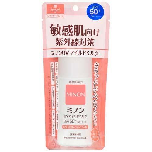 ミノン 日焼け止め 【送料一律200円】ミノン　UVマイルドミルク　80ml（第一三共）