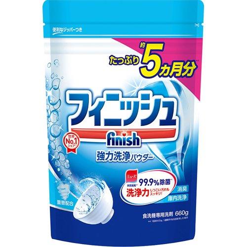 商品名 フィニッシュ　パウダー　詰替え用 成分・原材料 界面活性剤(3％ ポリオキシアルキレンアルキルエーテル)、アルカリ剤(炭酸塩)、水軟化剤(クエン酸塩)、漂白剤、漂白活性化剤、再付着防止剤、酵素 メーカー レキットベンキーザー・ジャパン 内容量 660g 区分 日本/日用品 広告文責 株式会社ジャパンフーズ 0166-61-8800