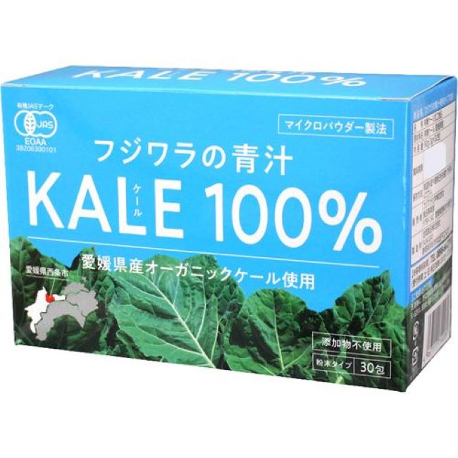 商品名 有機フジワラの青汁 粉末タイプ 内容量 3g×30包 原材料 有機ケール(愛媛県産) 広告文責 株式会社ジャパンフーズ 0166-61-8800 メーカー/区分 フジワラ化学 日本/健康食品