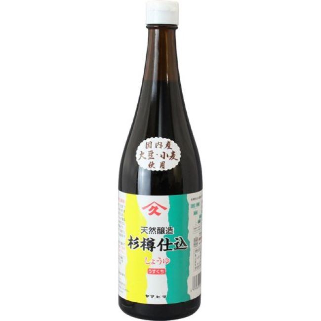 純正淡口しょうゆ　720ml（ヤマヒサ）