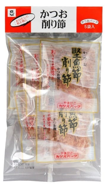 【送料一律490円】鰹節削り節パック　4g×5包（ムソー）