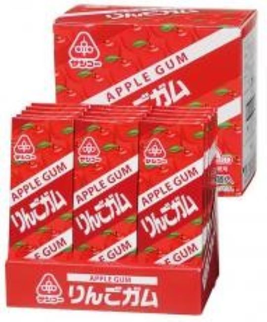 【送料一律540円】りんごガム 10粒×15個セット (サンコー)