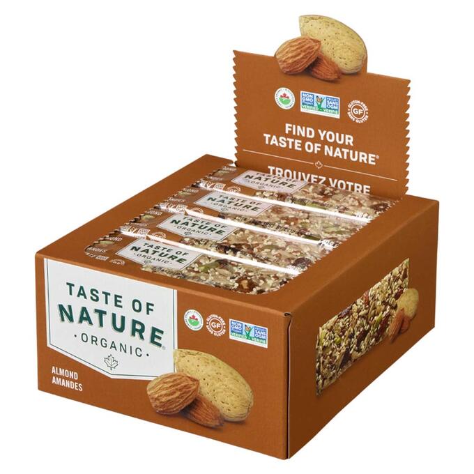 【送料一律540円】オーガニックフルーツ＆ナッツバー　アーモンド　40g×16本セット（むそう）＊