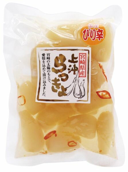 【送料一律540円】宮崎県産 ピリ辛らっきょう 100g×5袋セット(上沖産業)
