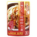 【送料無料】有機もやし味噌炒めの素　100g×5袋セット（光食品）