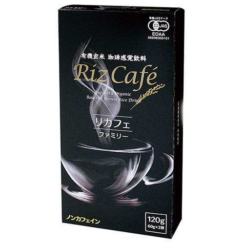 商品名 有機リカフェ　ファミリー 内容量 60g×2袋 原材料 有機玄米（国内産） 広告文責 株式会社ジャパンフーズ 0166-61-8800 メーカー/区分 フジワラ化学株式会社 日本/健康食品