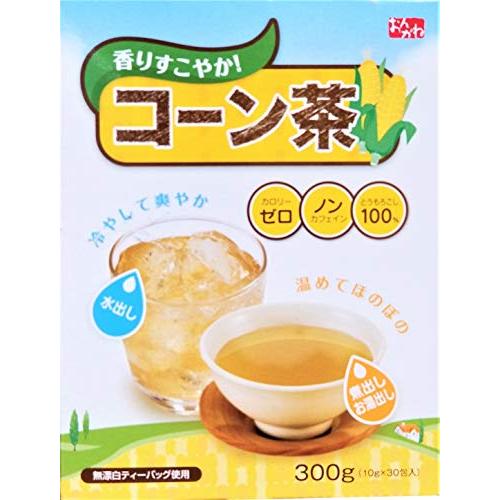 商品名 コーン茶　ティーバッグ 原材料 とうもろこし（遺伝子組み換えでない） メーカー オンガネジャパン株式会社 内容量 10g×30包 区分 日本/健康茶 広告文責 株式会社ジャパンフーズ 0166-61-8800