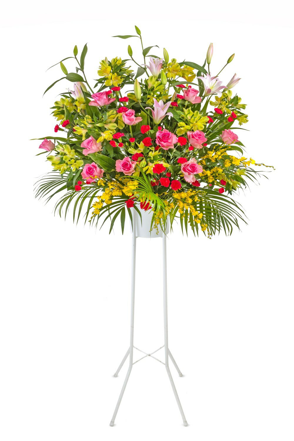 【おまかせお祝い用スタンド生花　Basic～ベーシック～　】開店祝・新築祝・移転祝・発表会・コンサー..
