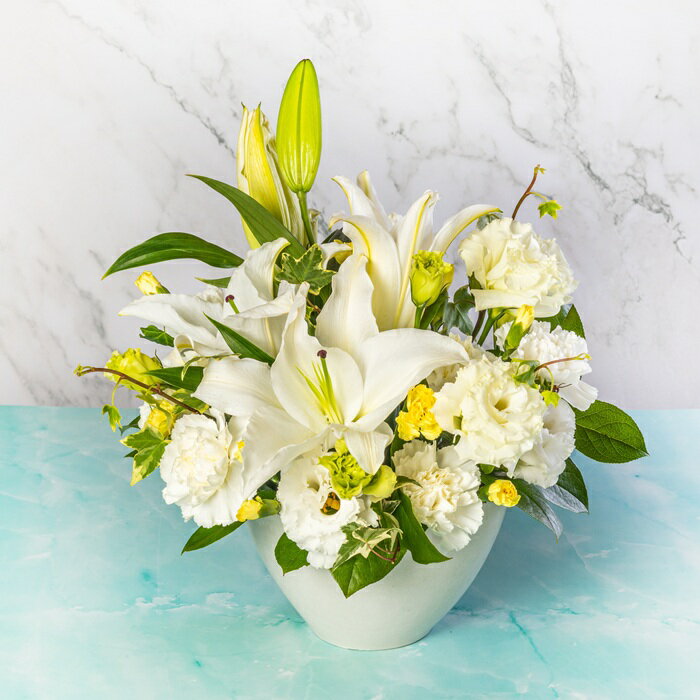 【供花アレンジ・洋花】供花・弔事・お悔み・ご命日・法事・一周忌・三回忌・ご葬儀・お盆・お彼岸・ペット用・お仏壇用など