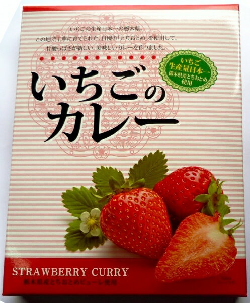 永井園いちごのカレー200g 1人前箱入 【レトルトカレー】【全国こだわりご当地カレー】