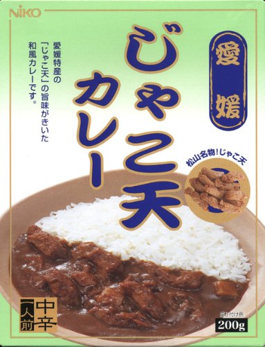 【全国送料無料】愛媛 じゃこ天カレー200g ≪代引不可≫≪他の商品と混載不可≫